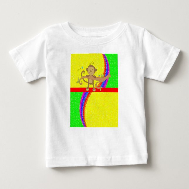 Baby T - Shirt Monkey (Vorderseite)