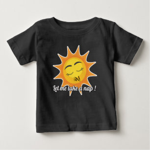 Baby T - Shirt : Nehmen Sie ein Nickerchen (schwar