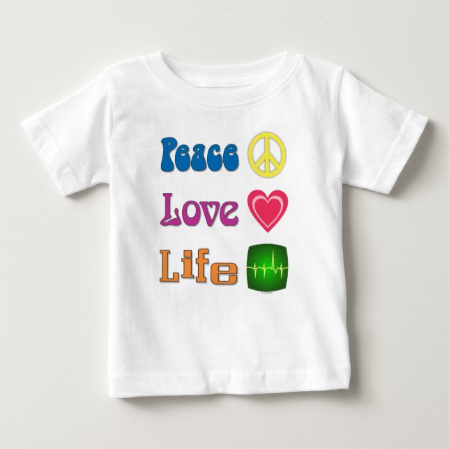 Baby t-shirt or one-piece. (Vorderseite)