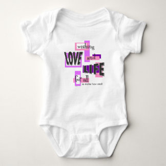 Baby t-shirt or one-piece. baby strampler