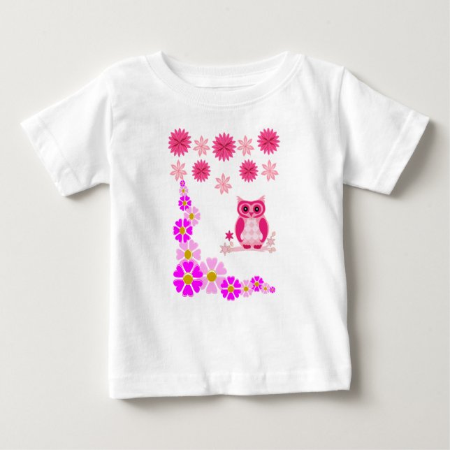 Baby T - Shirt Owl (Vorderseite)