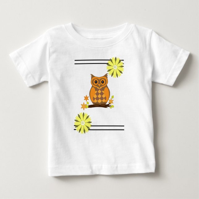 Baby T - Shirt Owl (Vorderseite)