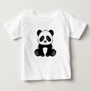 Baby T - Shirt Panda Print