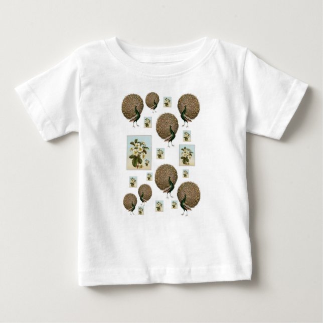 Baby T - Shirt Peacock (Vorderseite)