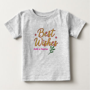 Baby-T-Shirt – Personalisiert mit Namen Baby T-shirt
