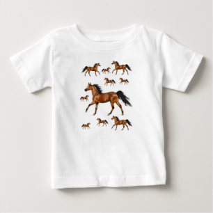 Baby-T-Shirt Pferd Baby T-shirt