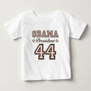 Baby-T-Shirt Präsidenten-Obama 44 Baby T-shirt
