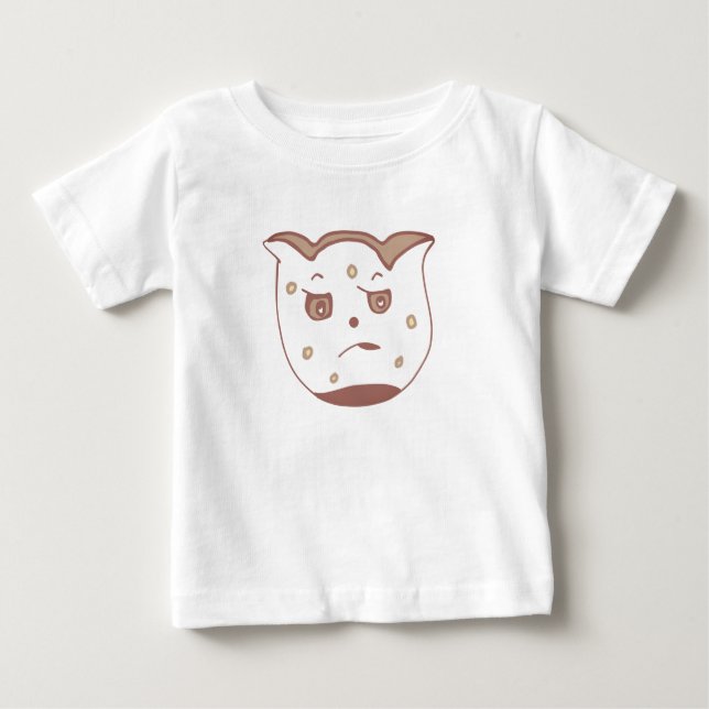 Baby T - Shirt Sad Emoji (Vorderseite)