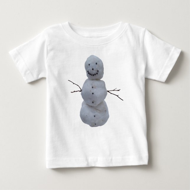 Baby T - Shirt - Snowman (Vorderseite)