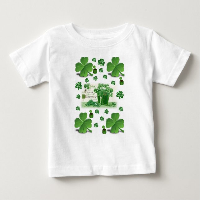 Baby T - Shirt St. Patrick's Day (Vorderseite)