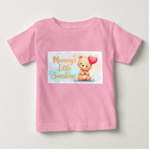 Baby-T-Shirt – Süße Teddybär-Grafik Junge & Mädche Baby T-shirt
