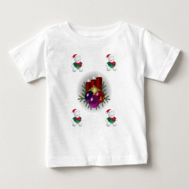 Baby T - Shirt Weihnachten (Vorderseite)