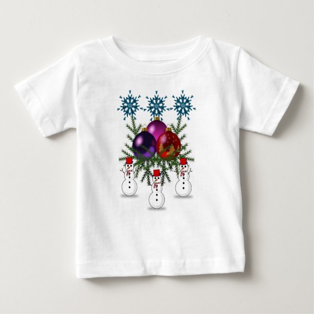 Baby T - Shirt Weihnachten (Vorderseite)