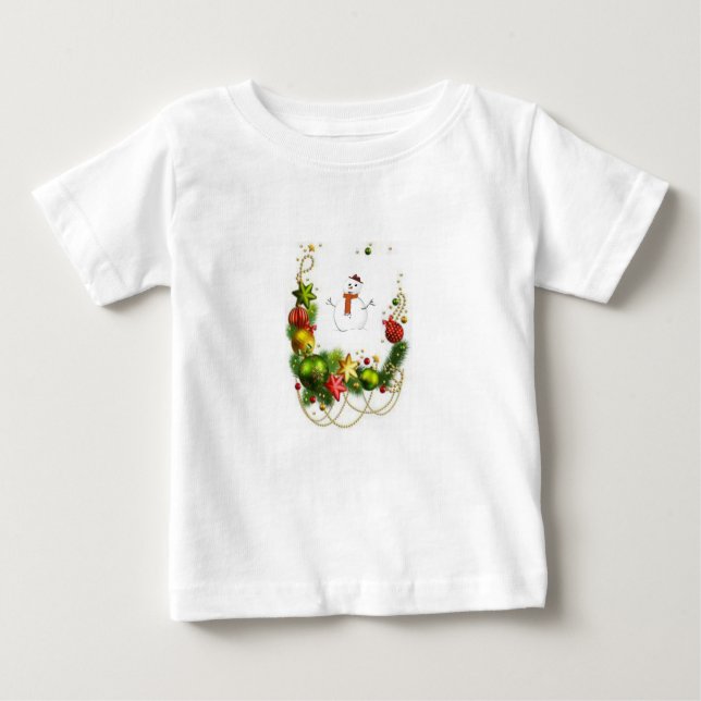 Baby T - Shirt Weihnachten (Vorderseite)