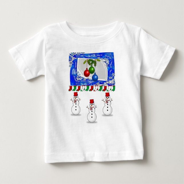 Baby T - Shirt Weihnachten (Vorderseite)
