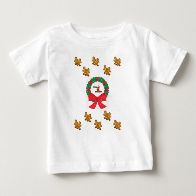 Baby T - Shirt Weihnachten (Vorderseite)