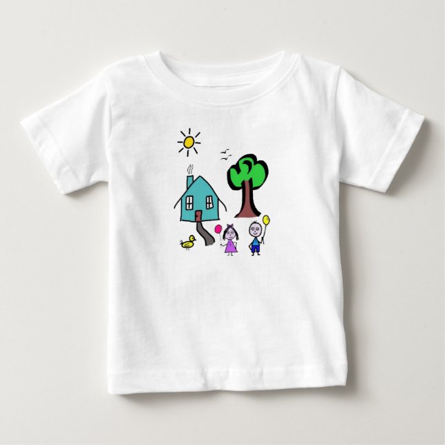 Baby T-Shirt Welt Kinder (Vorderseite)
