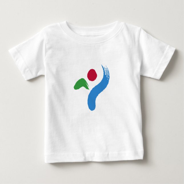 Baby T-Shirt with Flag of Seoul (Vorderseite)
