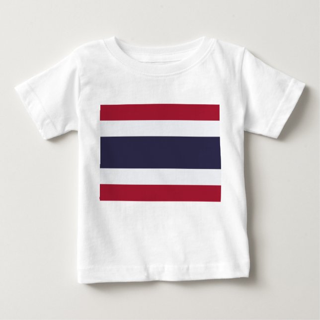Baby T-Shirt with Flag of Thailand (Vorderseite)