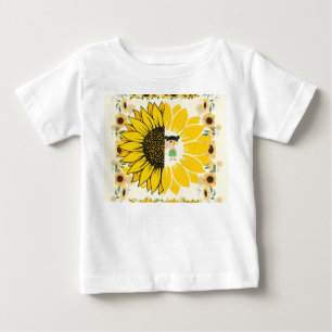 Baby-T - Shirt zum Thema Sonnenblumen