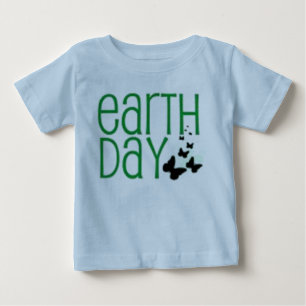 Baby-Tag der Erdehemd Baby T-shirt