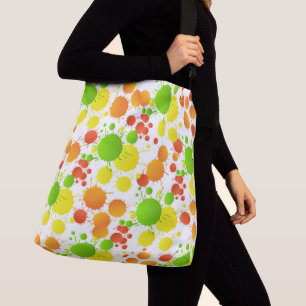 Baby-Tasche - Allover-Print Umhängetasche, mittelg Tragetaschen Mit Langen Trägern