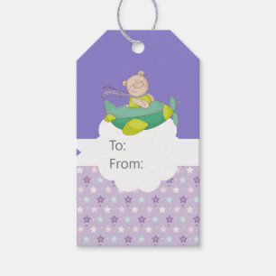 Baby Teddy Bear Geschenktag Geschenkanhänger