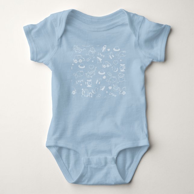 Baby Themed One-Piece Strampler (Vorderseite)