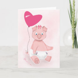 Baby-Tier-Gruß-Karten Karte