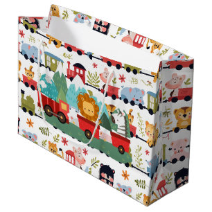 Baby-Tier-Zug Große Geschenktüte