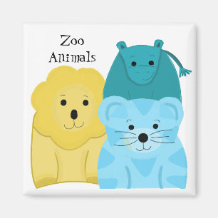 Baby-Tiere im Zoo Magnet