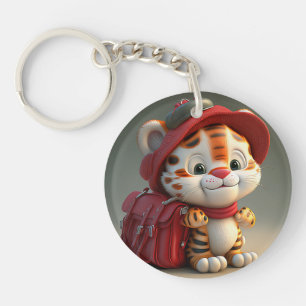 Baby Tiger Cartoon-76775 Schlüsselanhänger