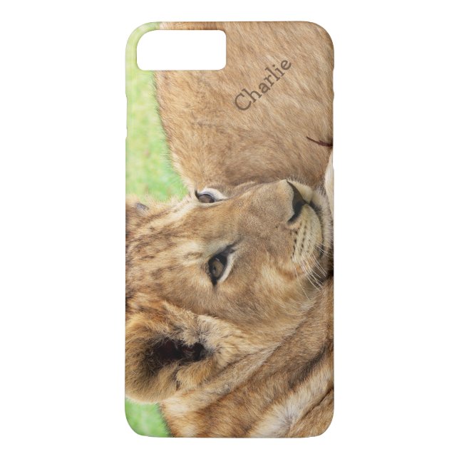 Baby Tiger individuelle Monogramm-Telefongehäuse Case-Mate iPhone Hülle (Rückseite)