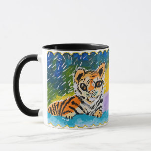 Baby Tiger "Kunst von Kindern" Tasse
