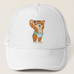 Baby Tiger mit Underpants Truckerkappe
