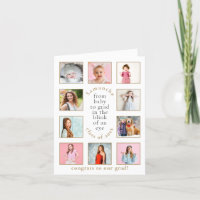 Baby to Grad 10 Fotos Name Jahr Abschluss