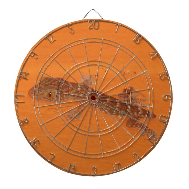 Baby Tokay Gecko Dartscheibe (vorne)