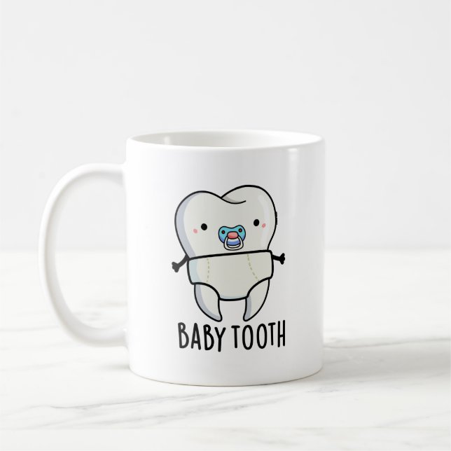 Baby Tooth Funny Teeth Pub Kaffeetasse (Links)