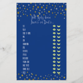 Baby Tracks Little Star Baby Shower Game