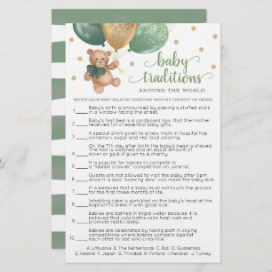 Baby Traditionen rund um den World Game Teddy Bär