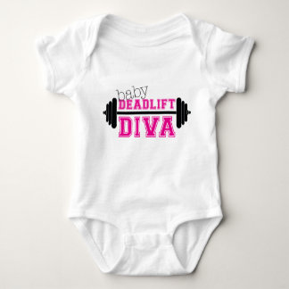 Baby-Training onesiee- "Deadlift Diva " Baby Strampler