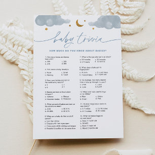 Baby Trivia Twinkle Little Star Baby Duschkarte Einladung