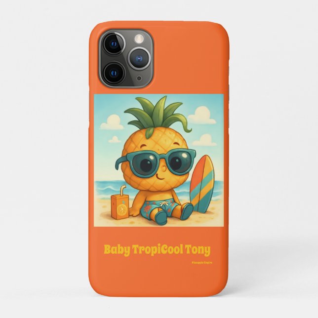 Baby TropiCool Tony - Ananas-Imperium  Case-Mate iPhone Hülle (Rückseite)