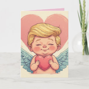 BABY TRUMP CUPID VALENTINSTAG-GRUßKARTE KARTE