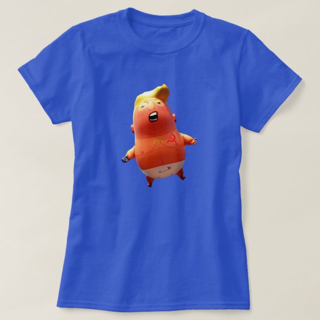 Baby Trump mit russischer Tattoo T-Shirt (Design vorne)