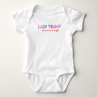 Baby Trump Snapsuit, Girls MAGA Säugling Bodysuit Baby Strampler