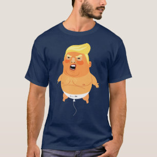 Baby-Trumpf-Ballon lustig T-Shirt