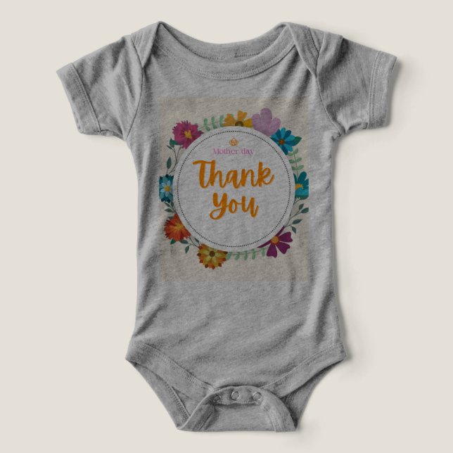 Baby Tshirt für den Muttertag (Design Vorderseite)