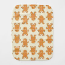 Baby-Tuch mit Weihnachts-Gingerbread-Baby-Muster
