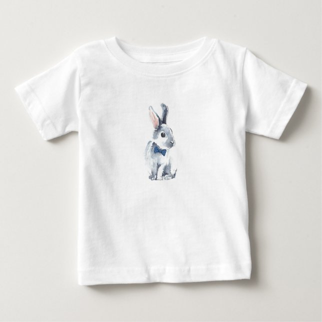 Baby Tuches - Little Gray Rabbit Baby T-shirt (Vorderseite)